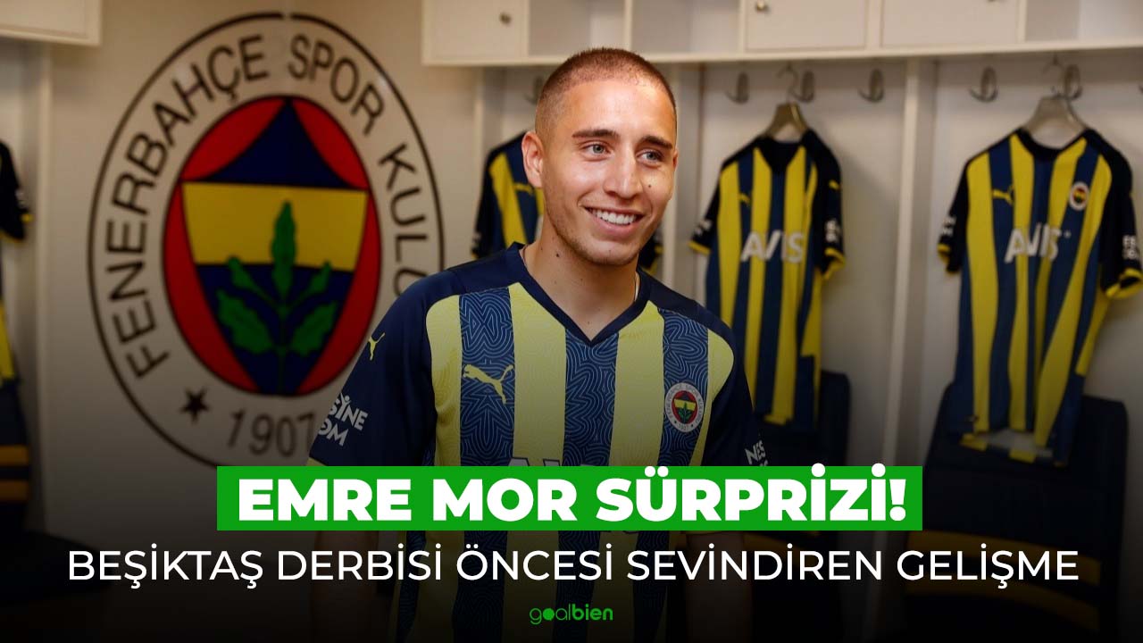 Fenerbahçe taraftarlarına Emre Mor müjdesi!